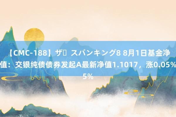 【CMC-188】ザ・スパンキング8 8月1日基金净值：交银纯债债券发起A最新净值1.1017，涨0.05%