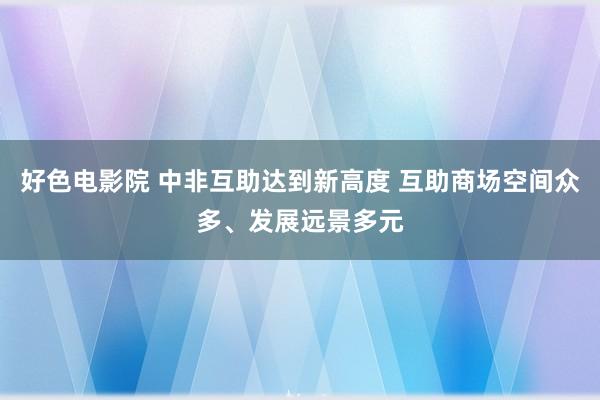 好色电影院 中非互助达到新高度 互助商场空间众多、发展远景多元